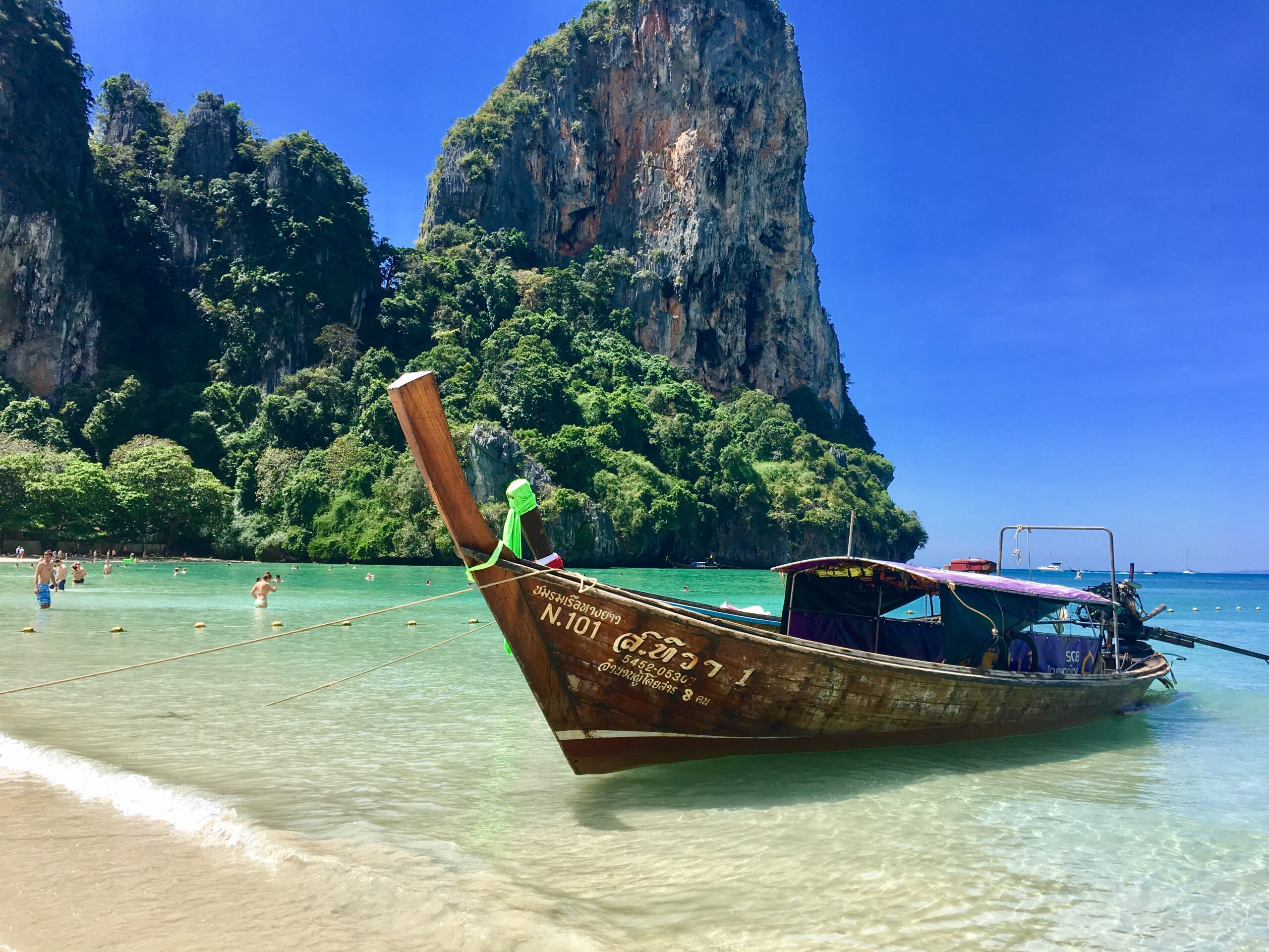 long boat in Krabi, Thailand
